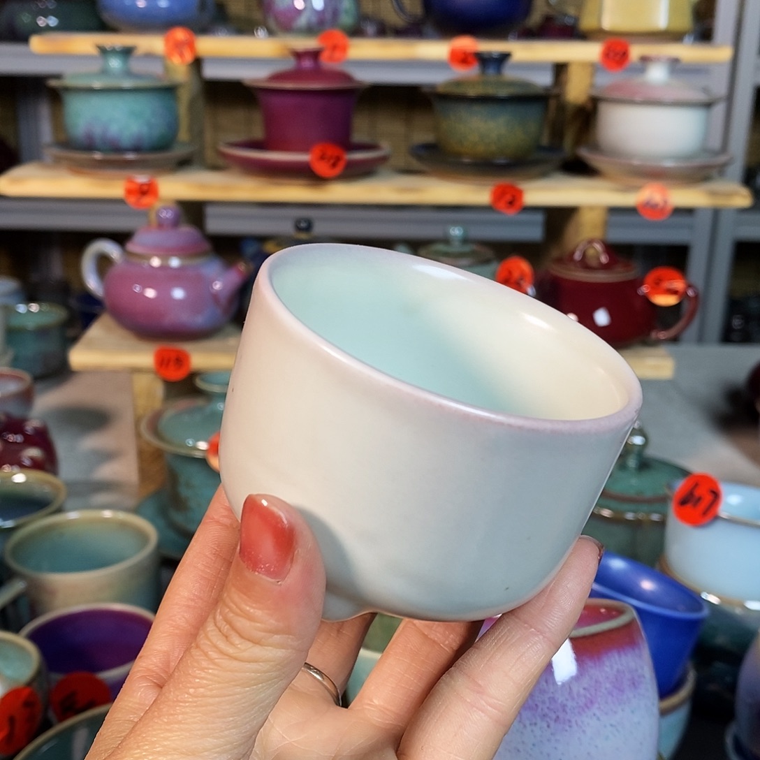 太***空神后钧瓷手工……茶器微瑕