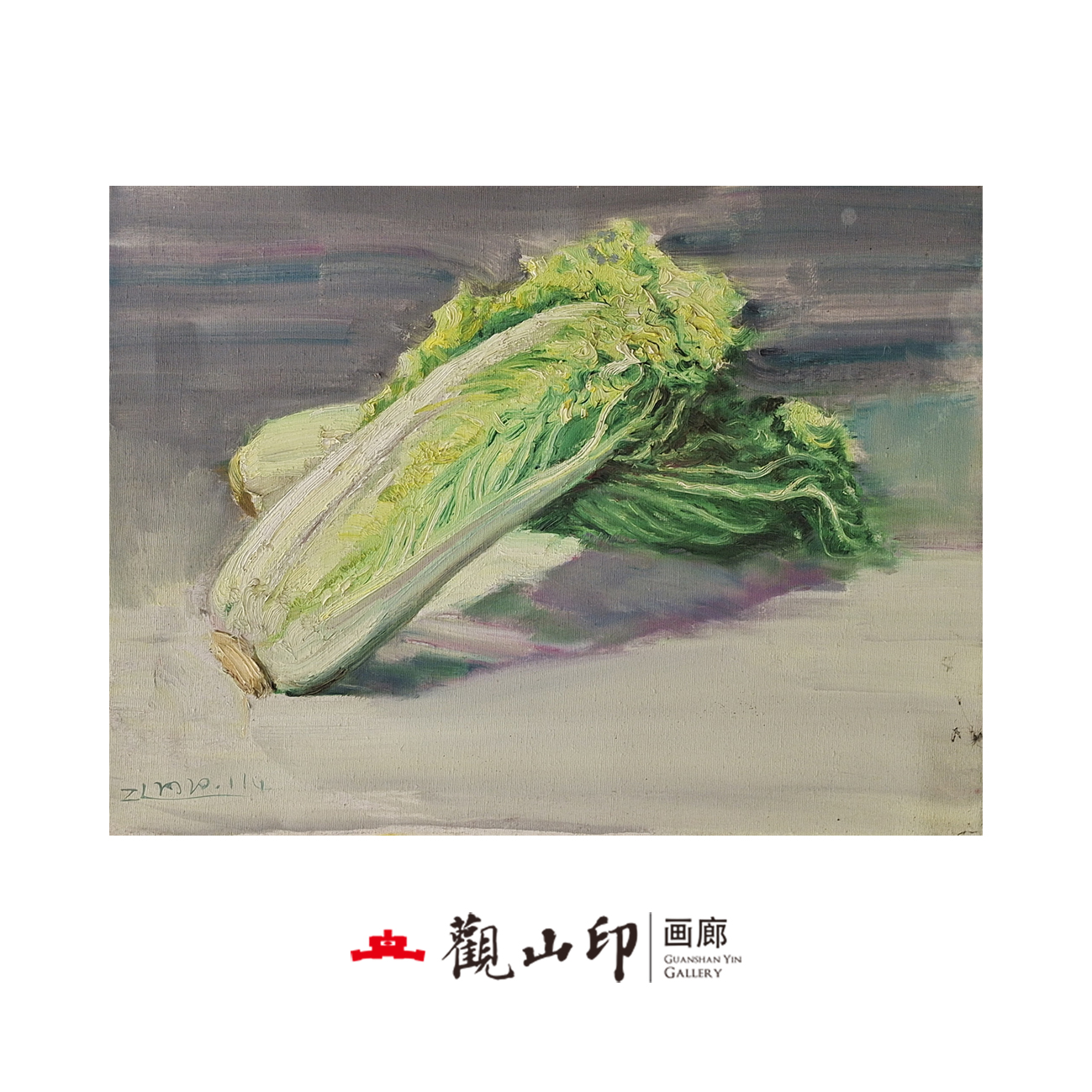 SMK原创手绘静物油画50x60cm静物作品1357