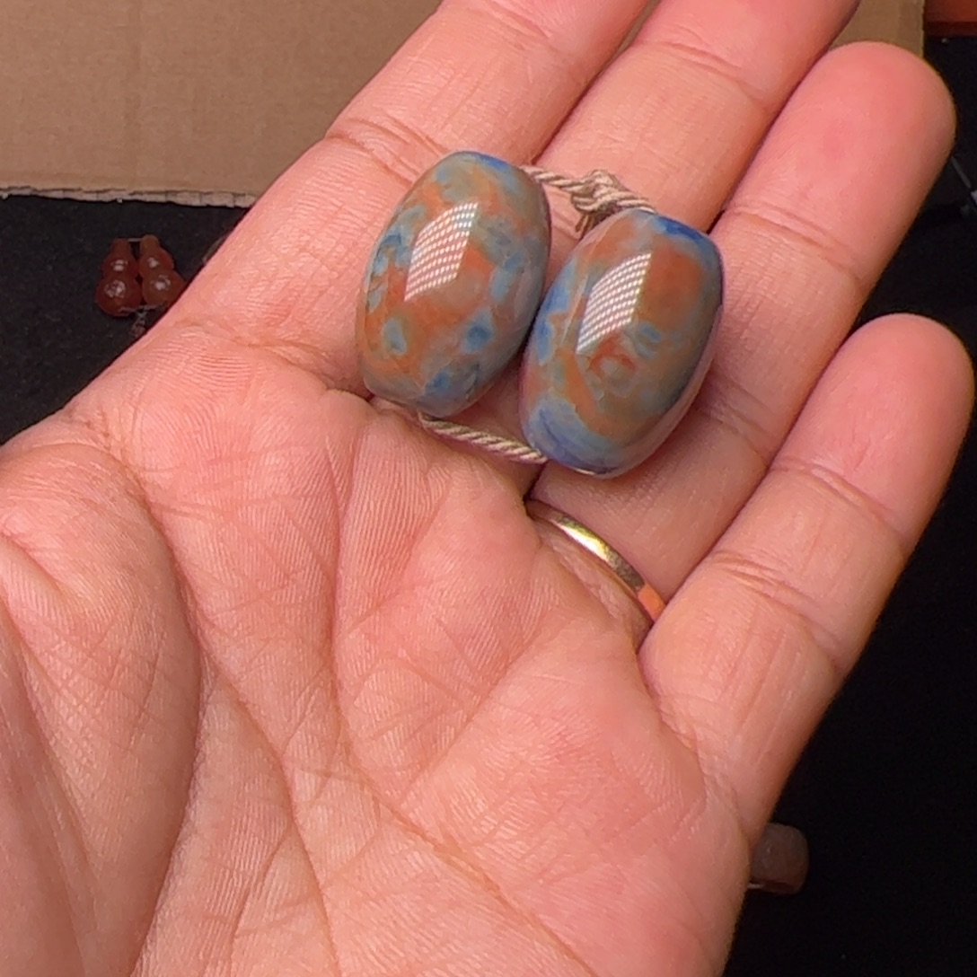 明****玛瑙/玉髓未镶嵌配饰