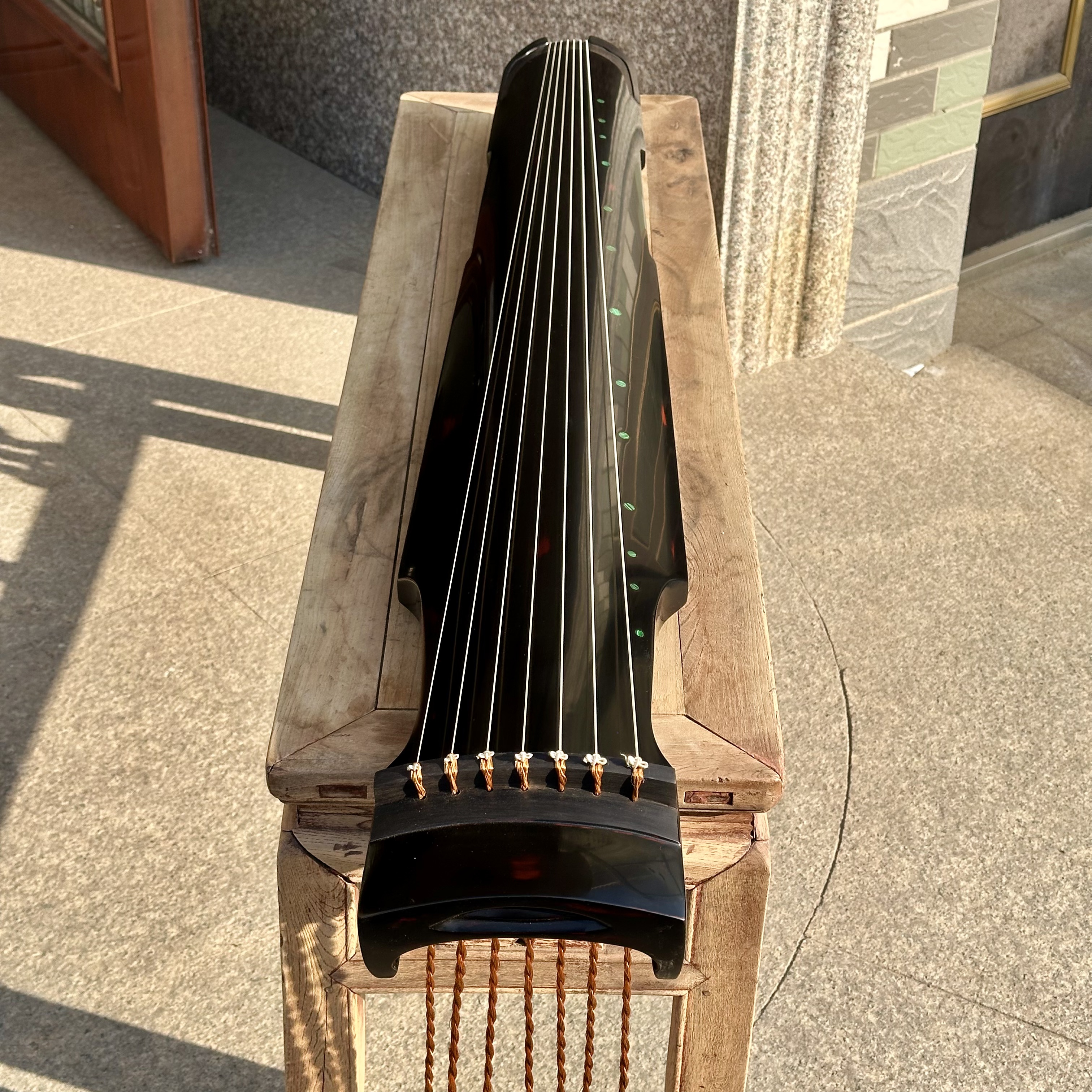 32老杉木纯生漆仲尼式古琴