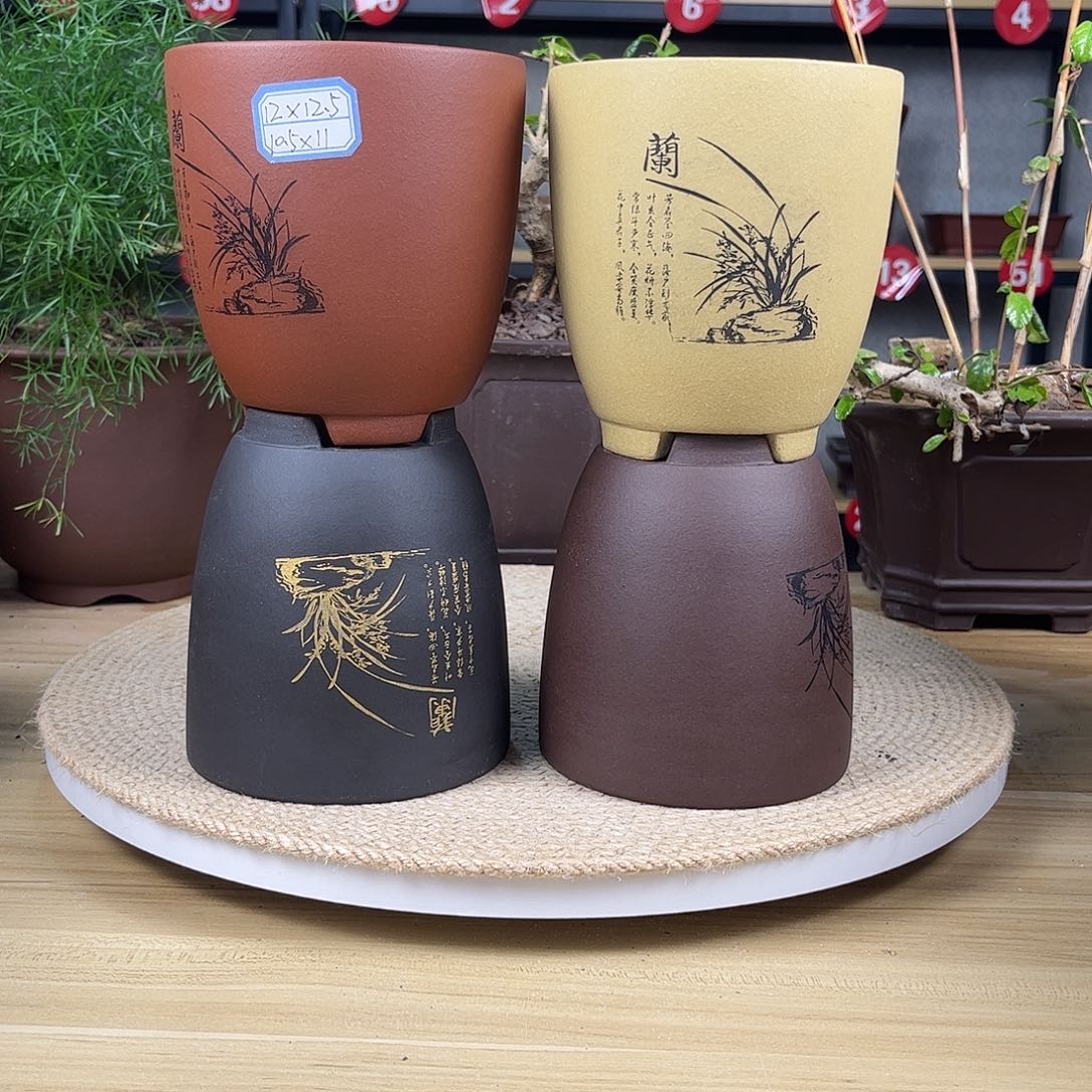 紫砂花盆紫砂花盆