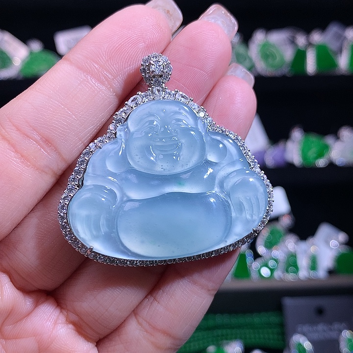 【闪购商品】颈饰银S925镶嵌翡翠