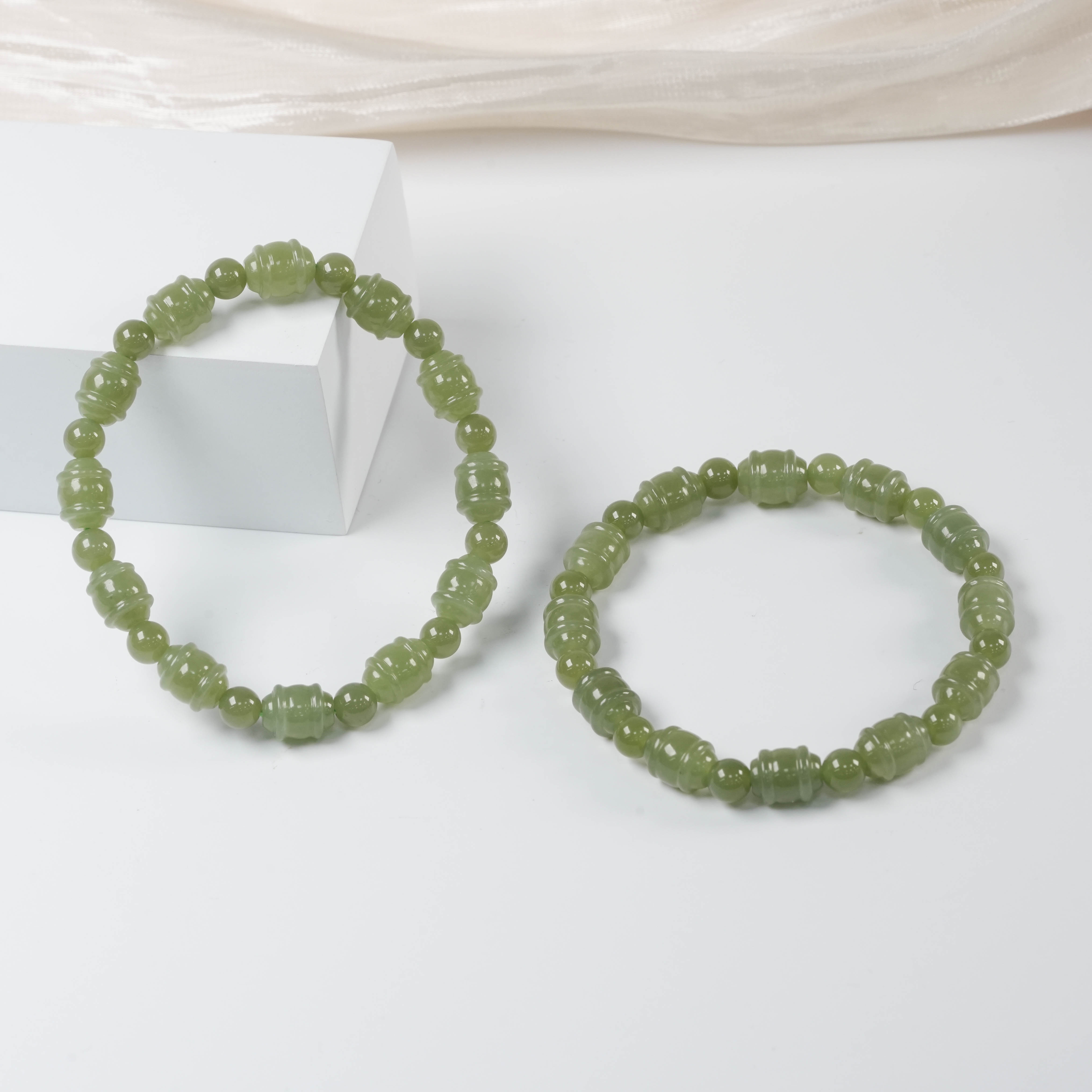 【星浩好物】和田玉手串 QT06H387【多样性发一件】7*9mm