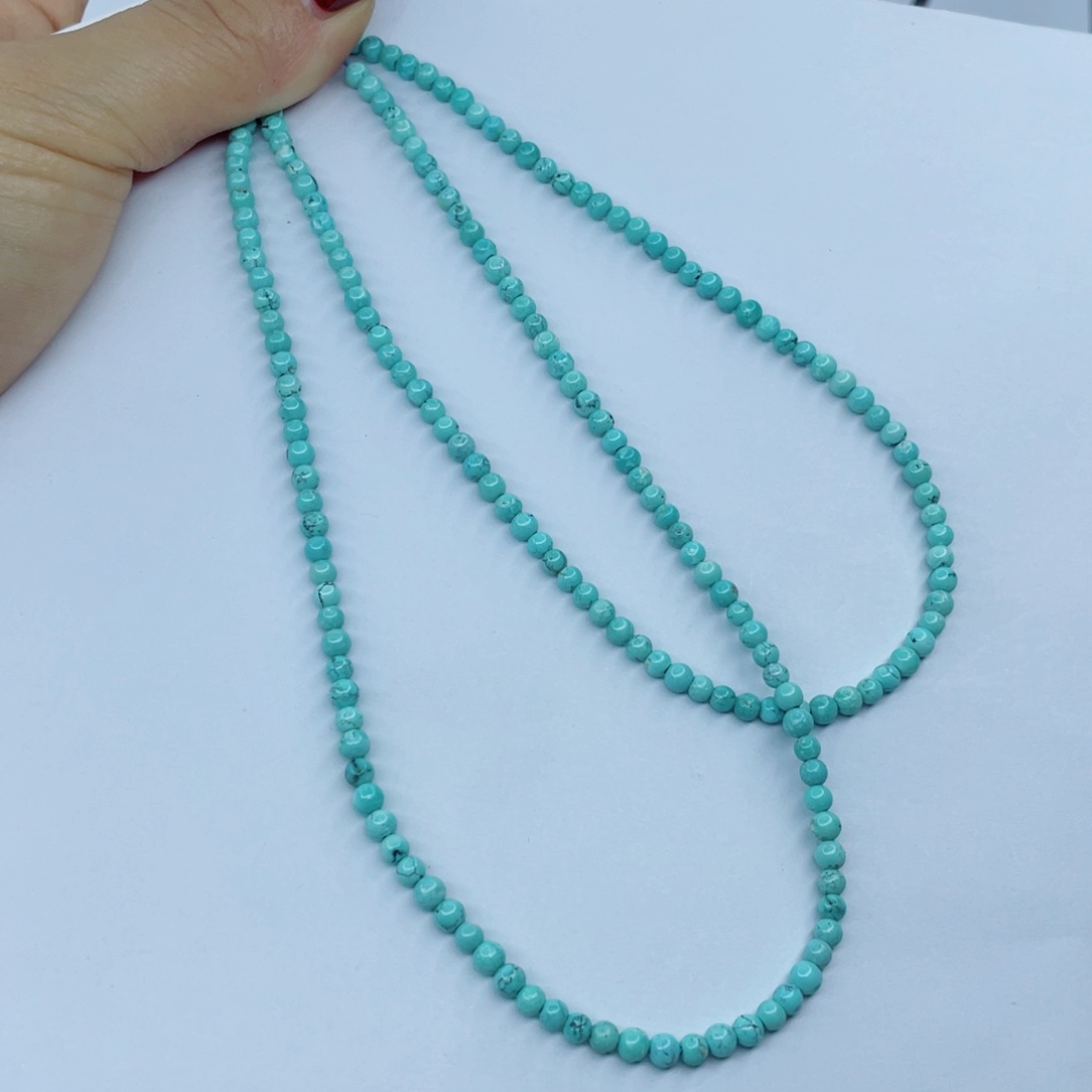 绿松石未镶嵌颈饰