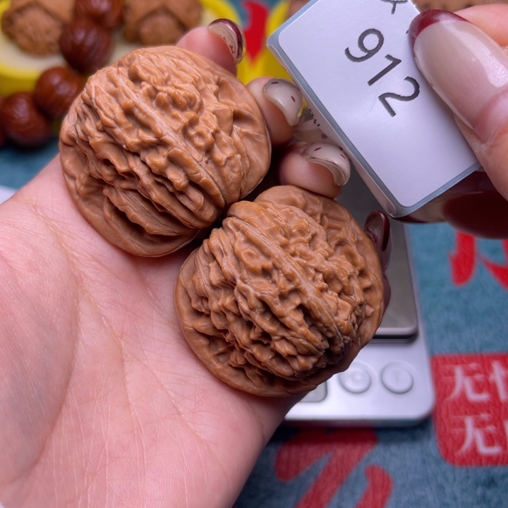 文玩核桃把件四座楼41.912