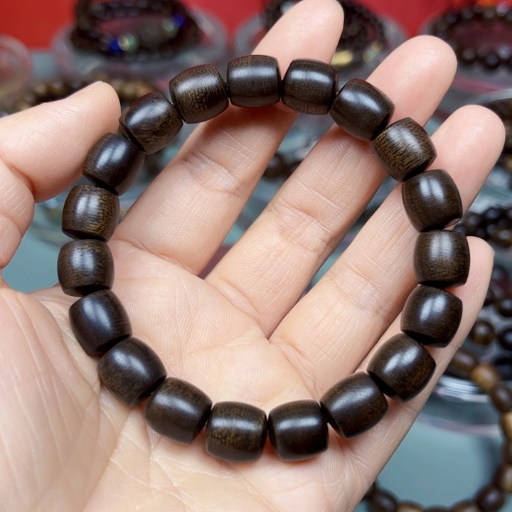 沉香手串越南白棋楠1.0沉水手串