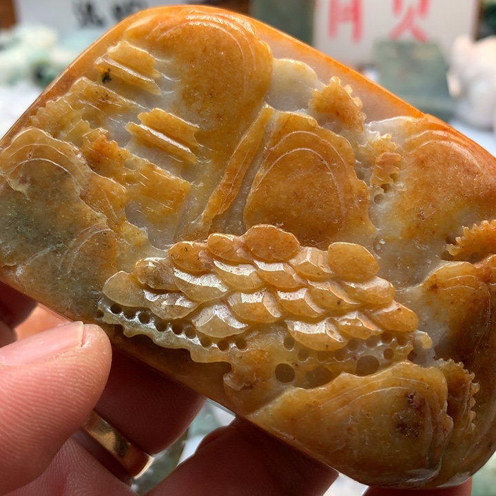 翡翠未镶嵌颈饰保真天然a货翡翠