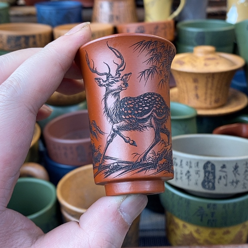 【闪购商品】紫砂杯子宜兴全手工紫砂杯