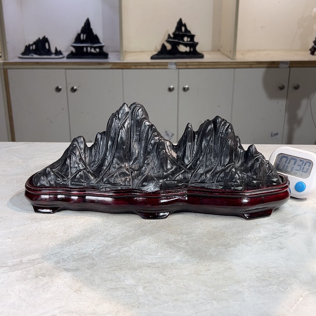 灵璧奇石博览会摆件叮*当