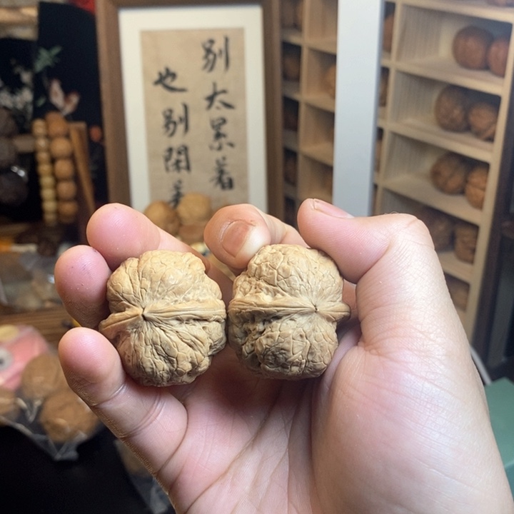 核桃把件8号肌肉达摩37尺