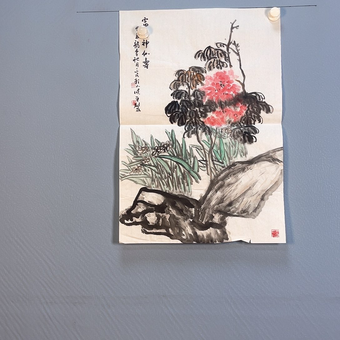 国画303 花开富贵花盛开时的