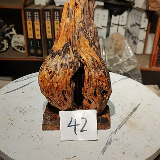 泥塑42北沉香琥珀木天然造型山水