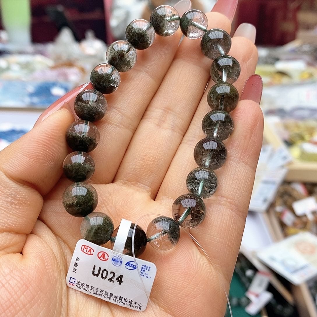 水晶套链未镶嵌U024聚宝盆
