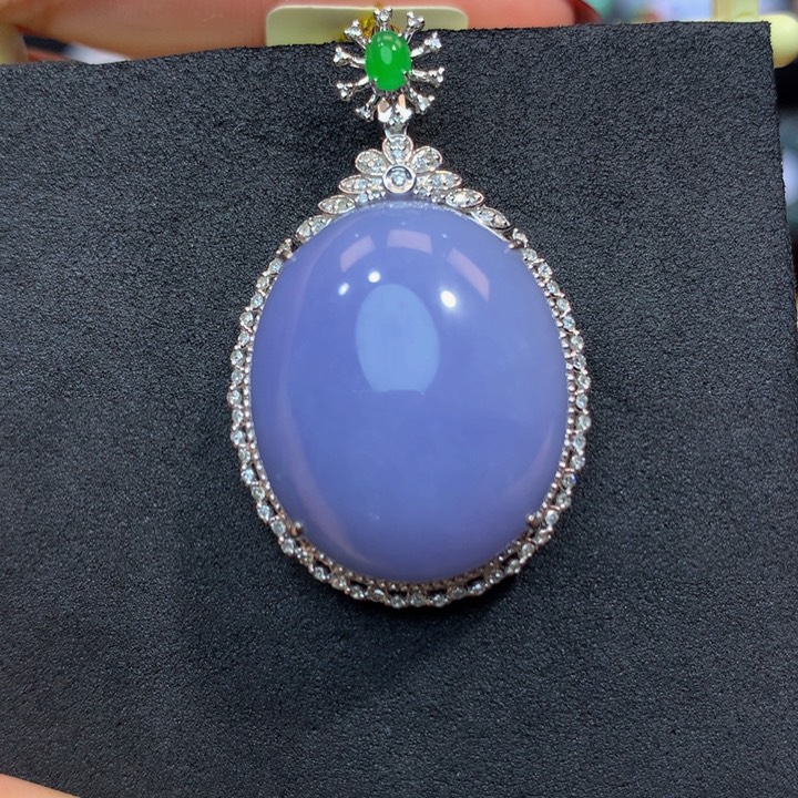 翡翠手链18K金镶嵌翡翠