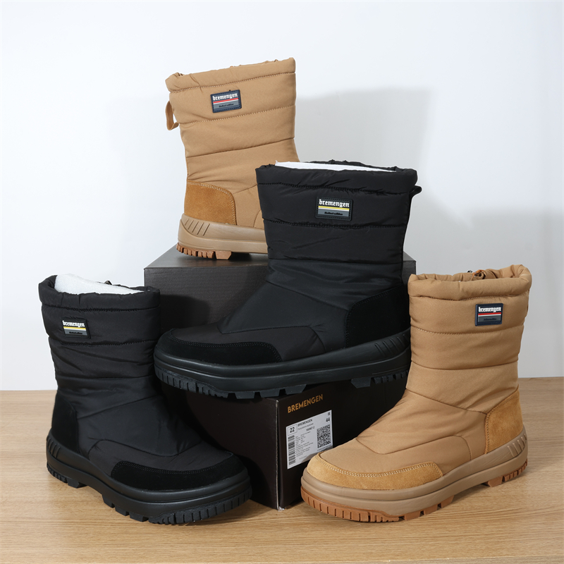 保暖-30° 俄罗斯订单户外保暖防泼水超轻缓震雪地靴男 1809