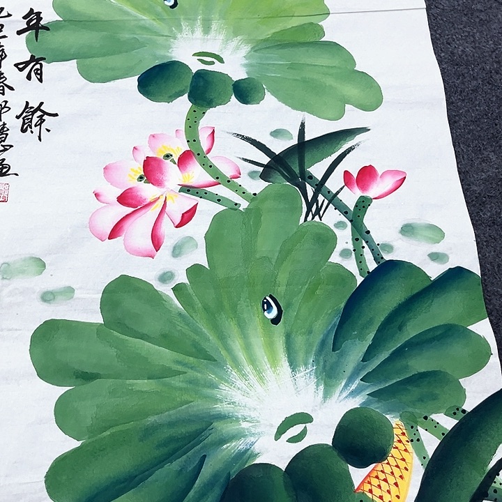 她家都是手绘作品