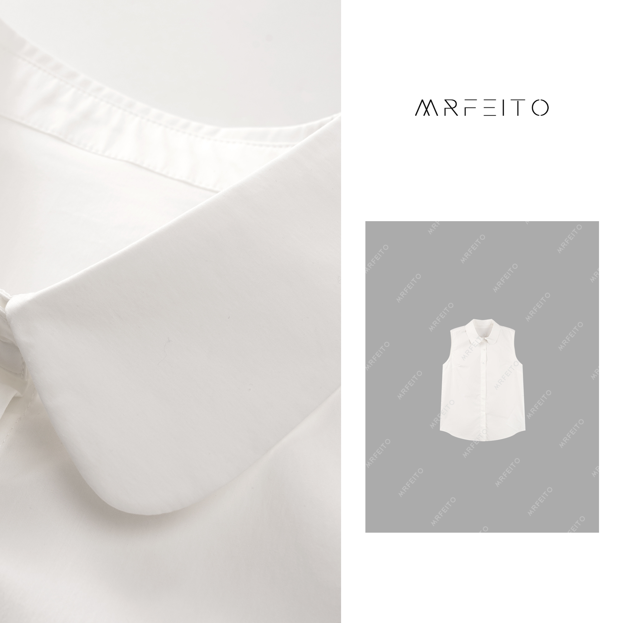 【白越】百搭纯色显瘦时尚休闲翻领衬衣H8C01D30230