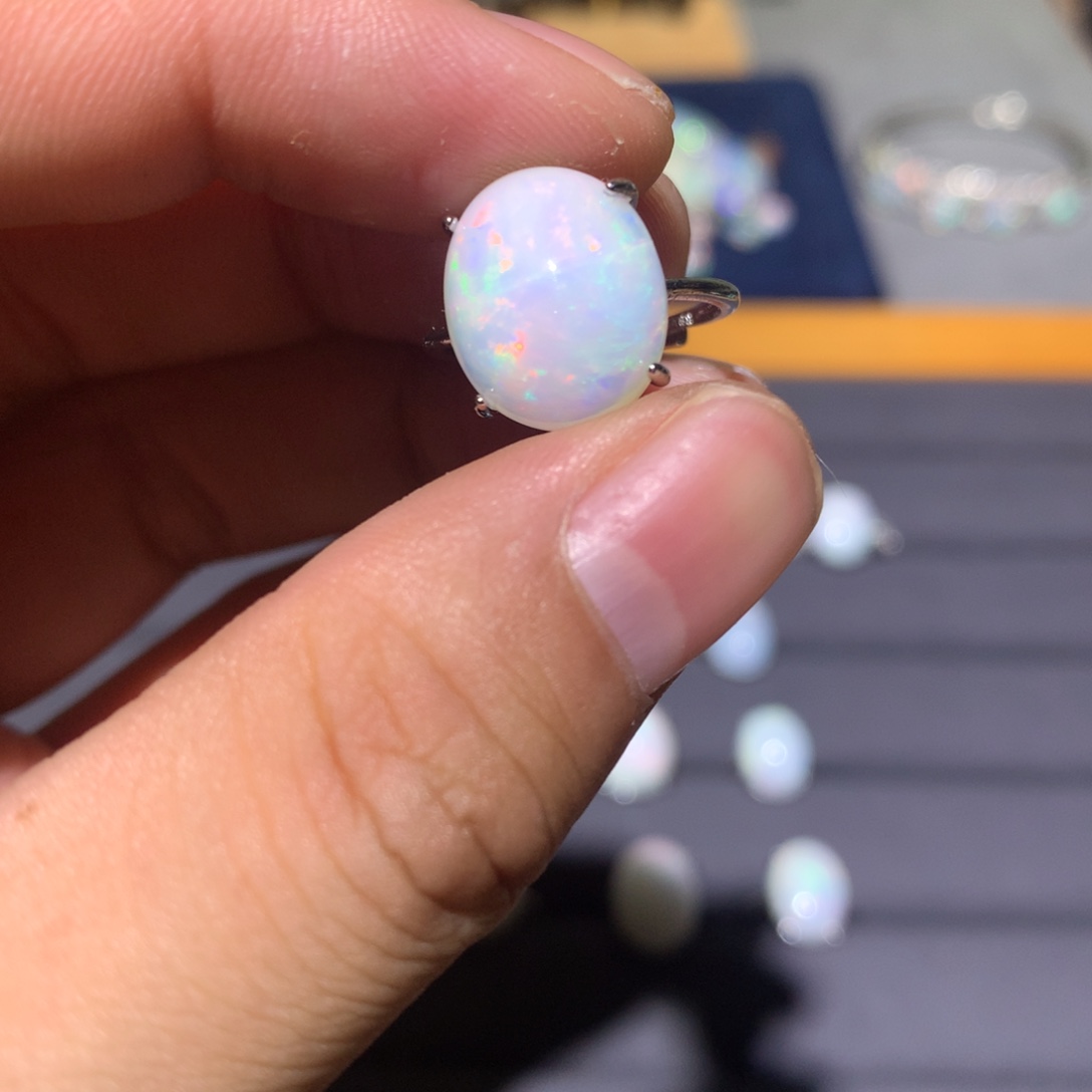 欧泊合金欧泊戒指