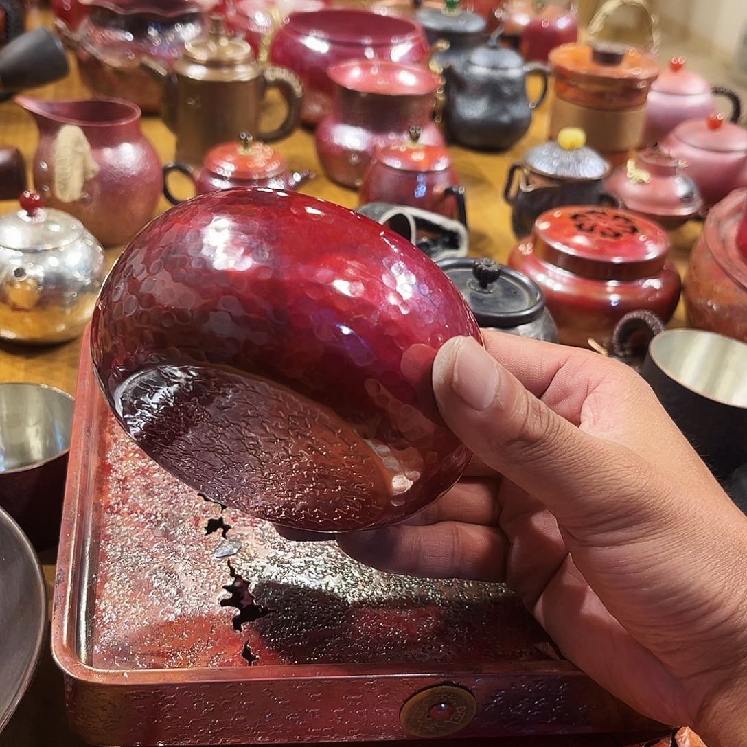 茶洗手工锻打工艺