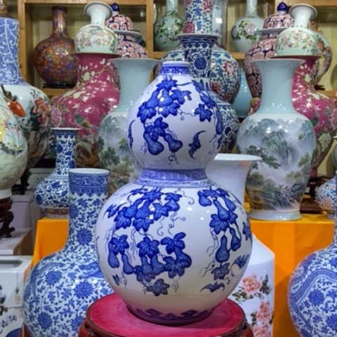 景德镇陶瓷花瓶摆件