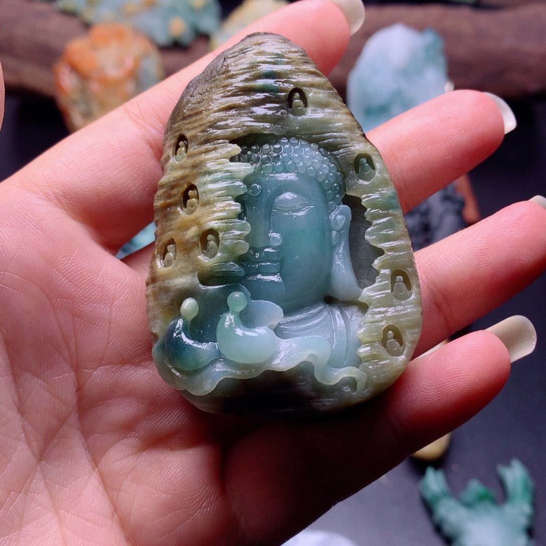 我***贝定制翡翠未镶嵌翡翠