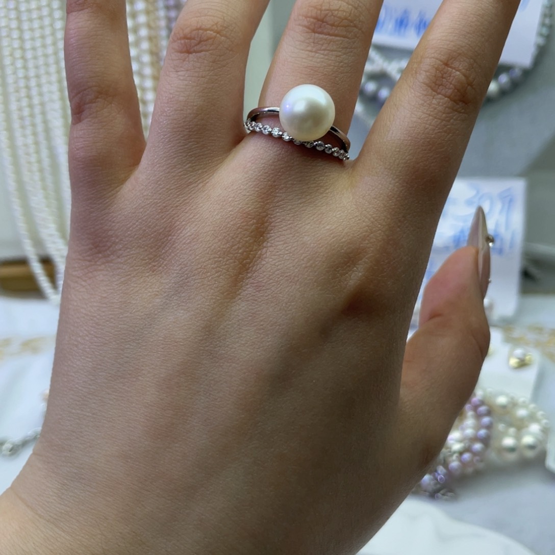 戒指未镶嵌淡水珍珠