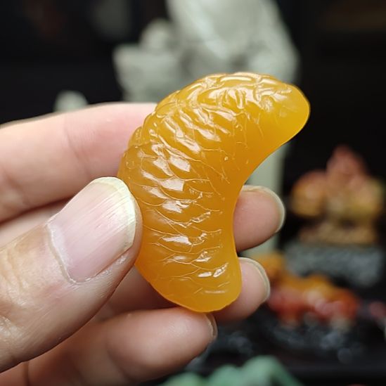 寿山石印尼金冻石