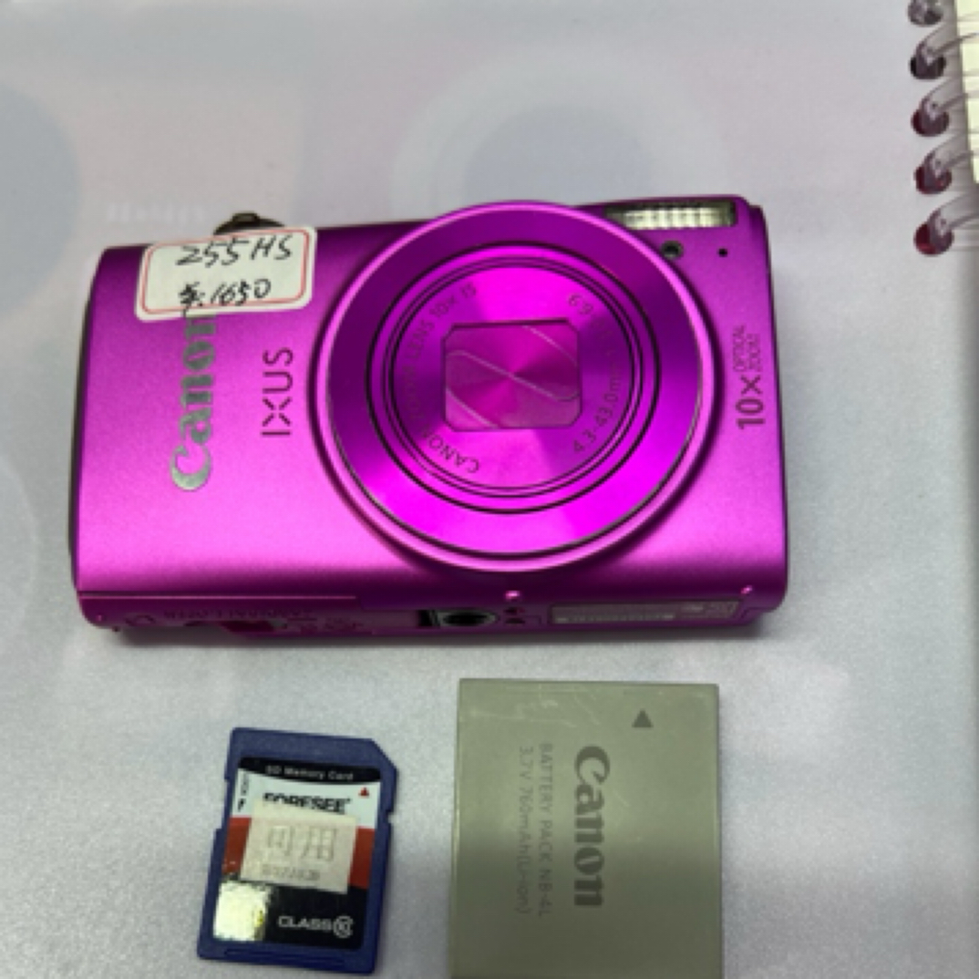 9新 Canon/佳能 佳能IXUS255屏靓镜头完美全原装机配原电4G内存