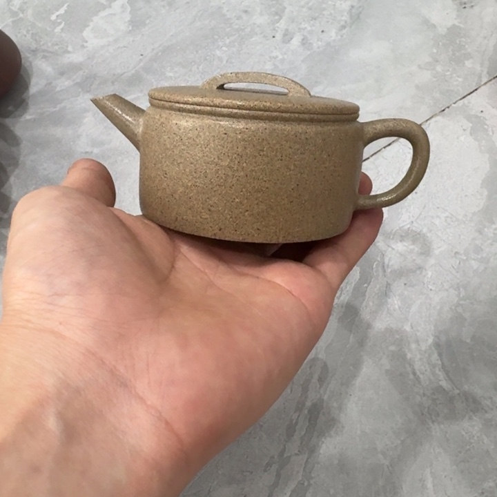 茶壶紫砂微瑕全手工青降坡