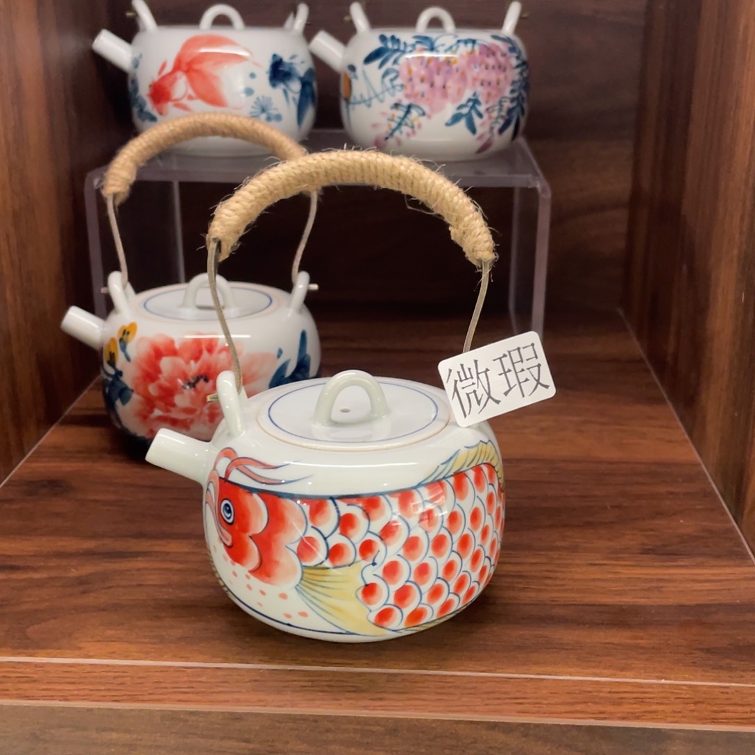 微瑕釉下彩纯手绘