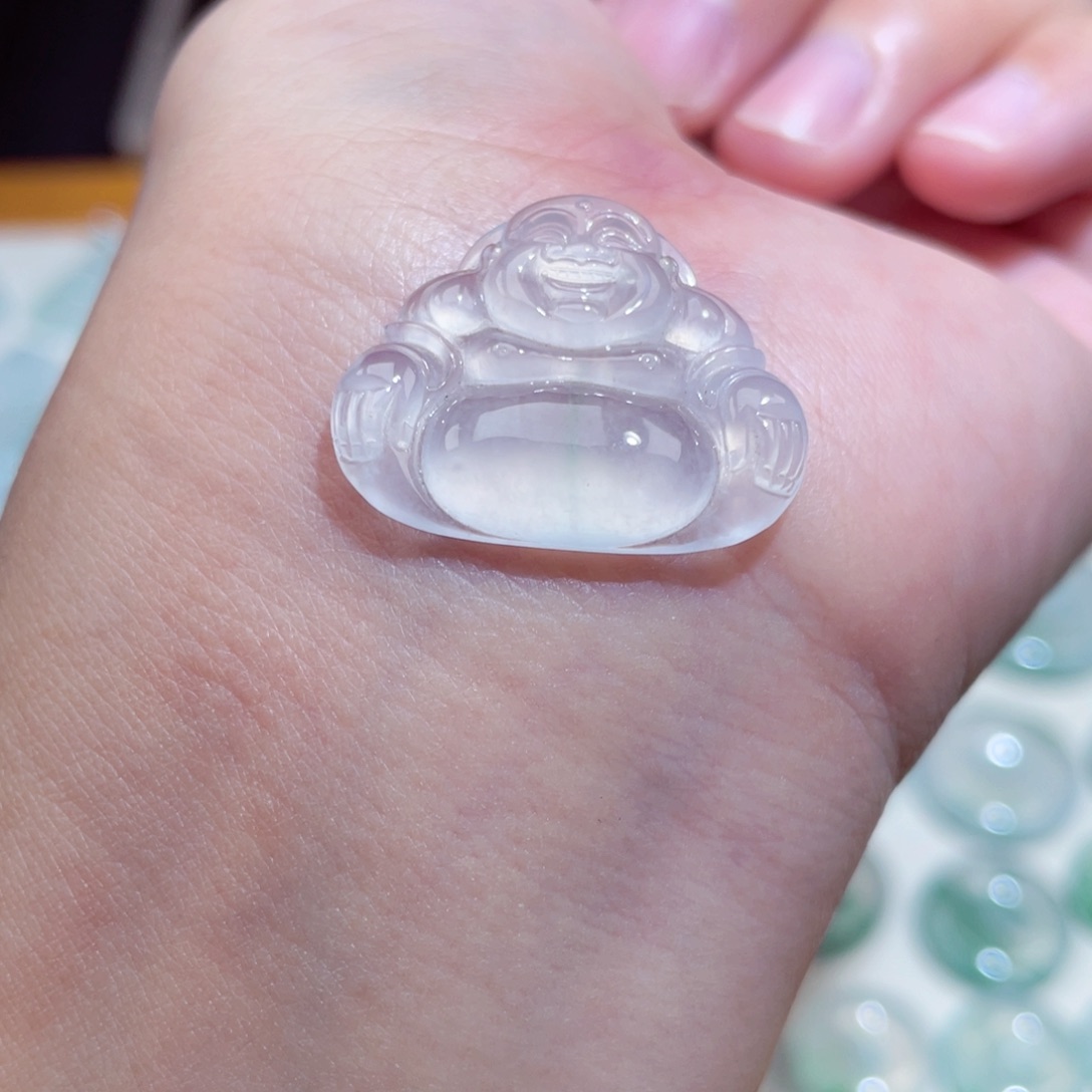 颈饰未镶嵌翡翠佛公