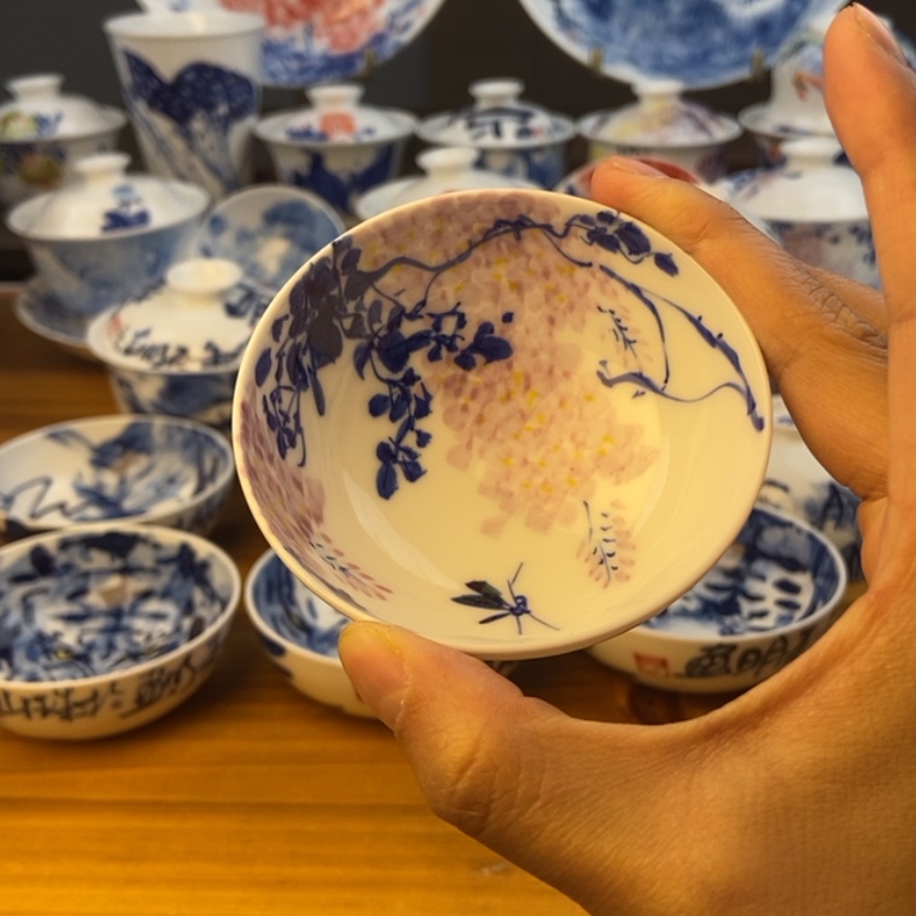 【闪购商品】瓷片景德镇手绘茶具