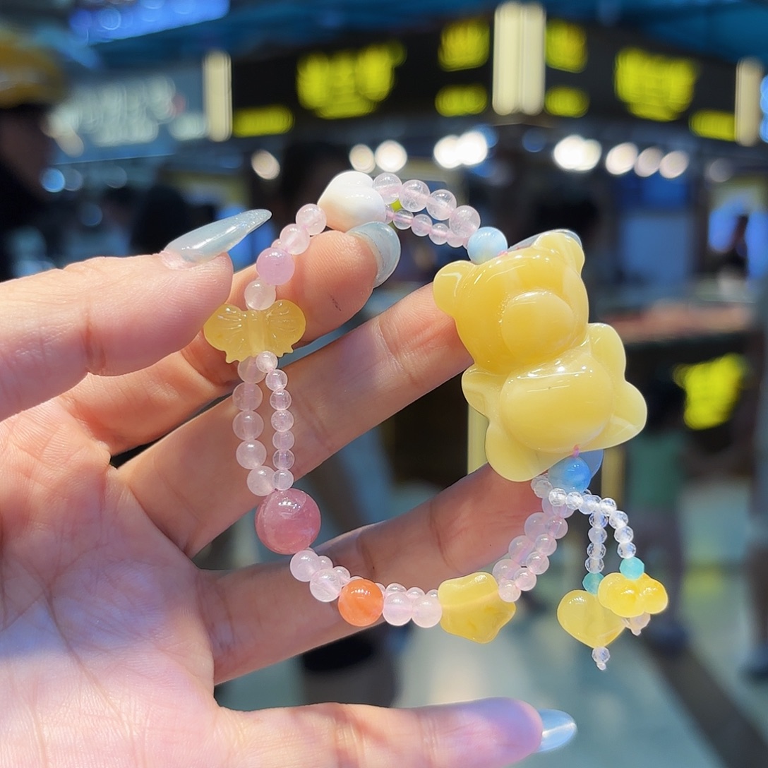 未镶嵌琥珀手链琥珀