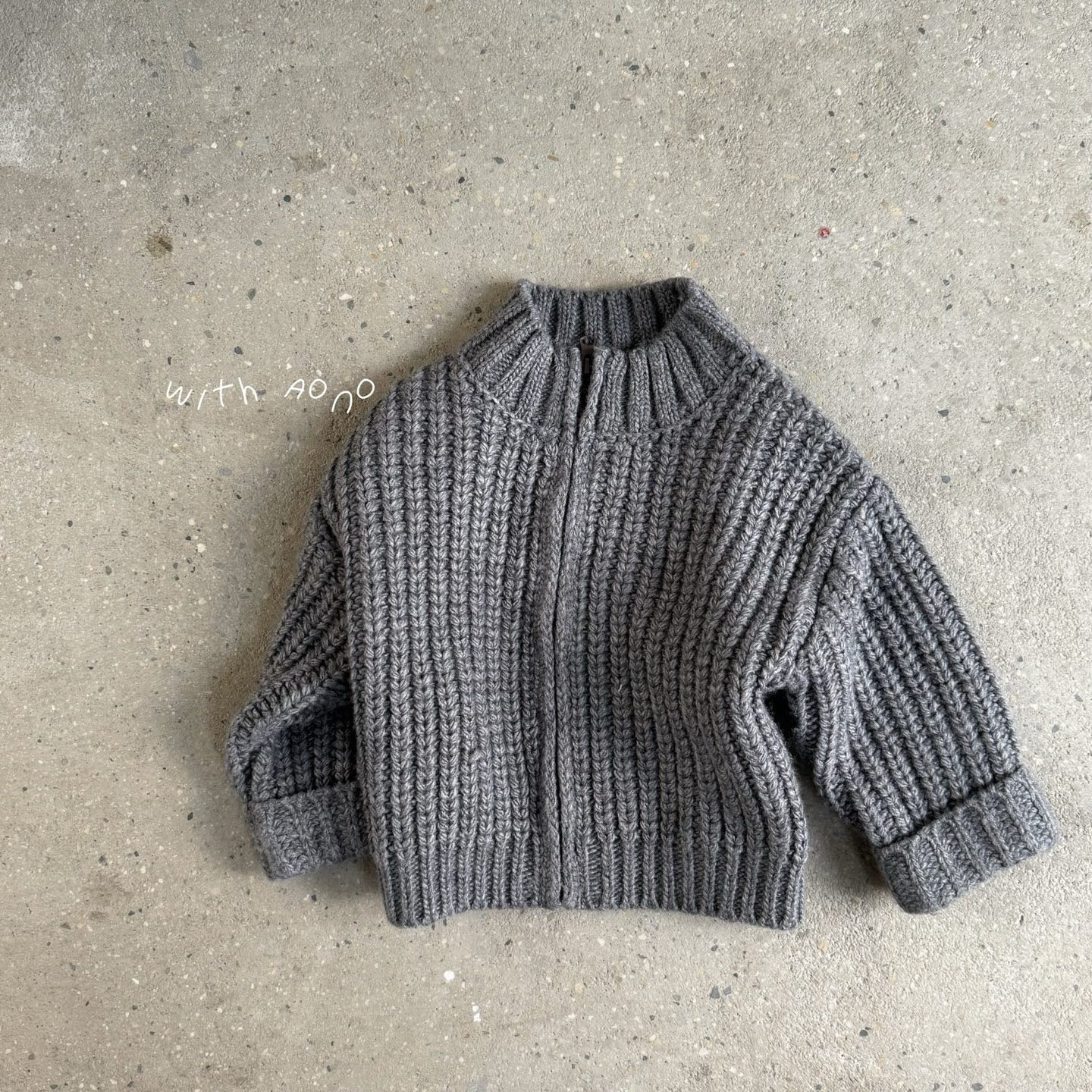 【NO退NO换】 AONO·2025初冬 老钱立领毛衣 D6076