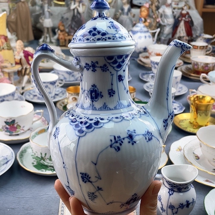 中古欧瓷瓷器小房子