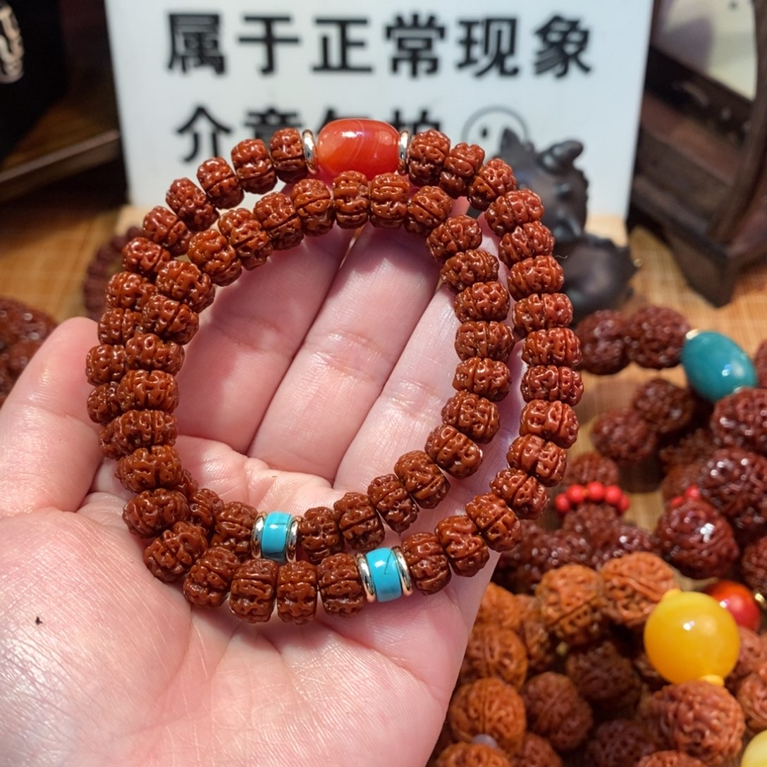 金刚菩提手串10双圈老树王配饰