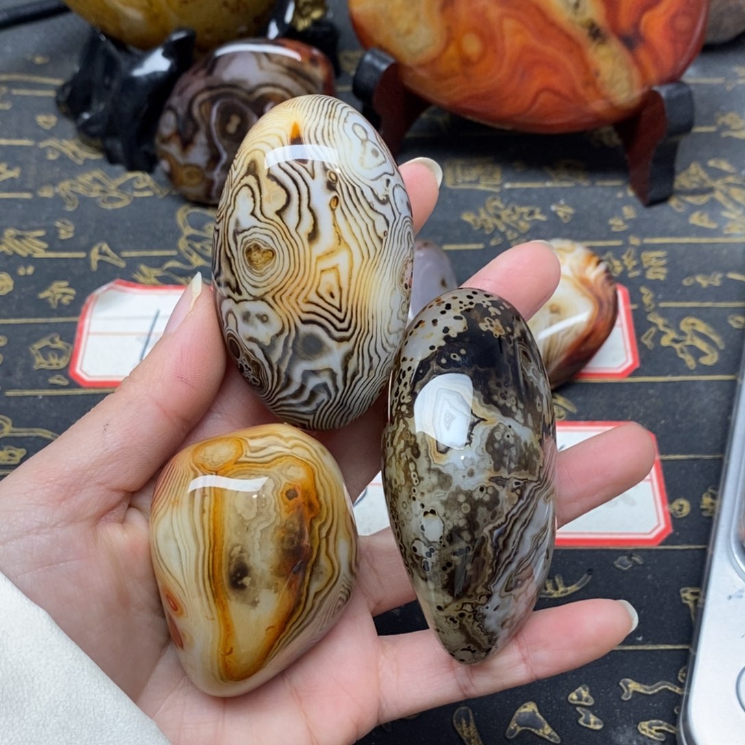 玛瑙/玉髓玛瑙未镶嵌暮**首