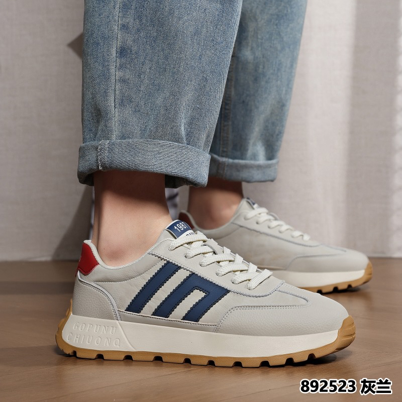 【爆款推举】四季款皮面高品质软底轻便时尚阿甘鞋百搭休闲运动鞋