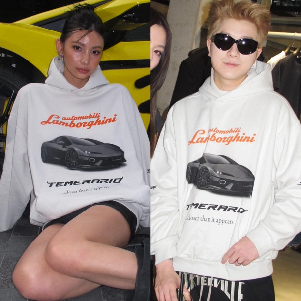 RAM出品 兰博联名康丽印花宽松男女同款套头卫衣早秋新款