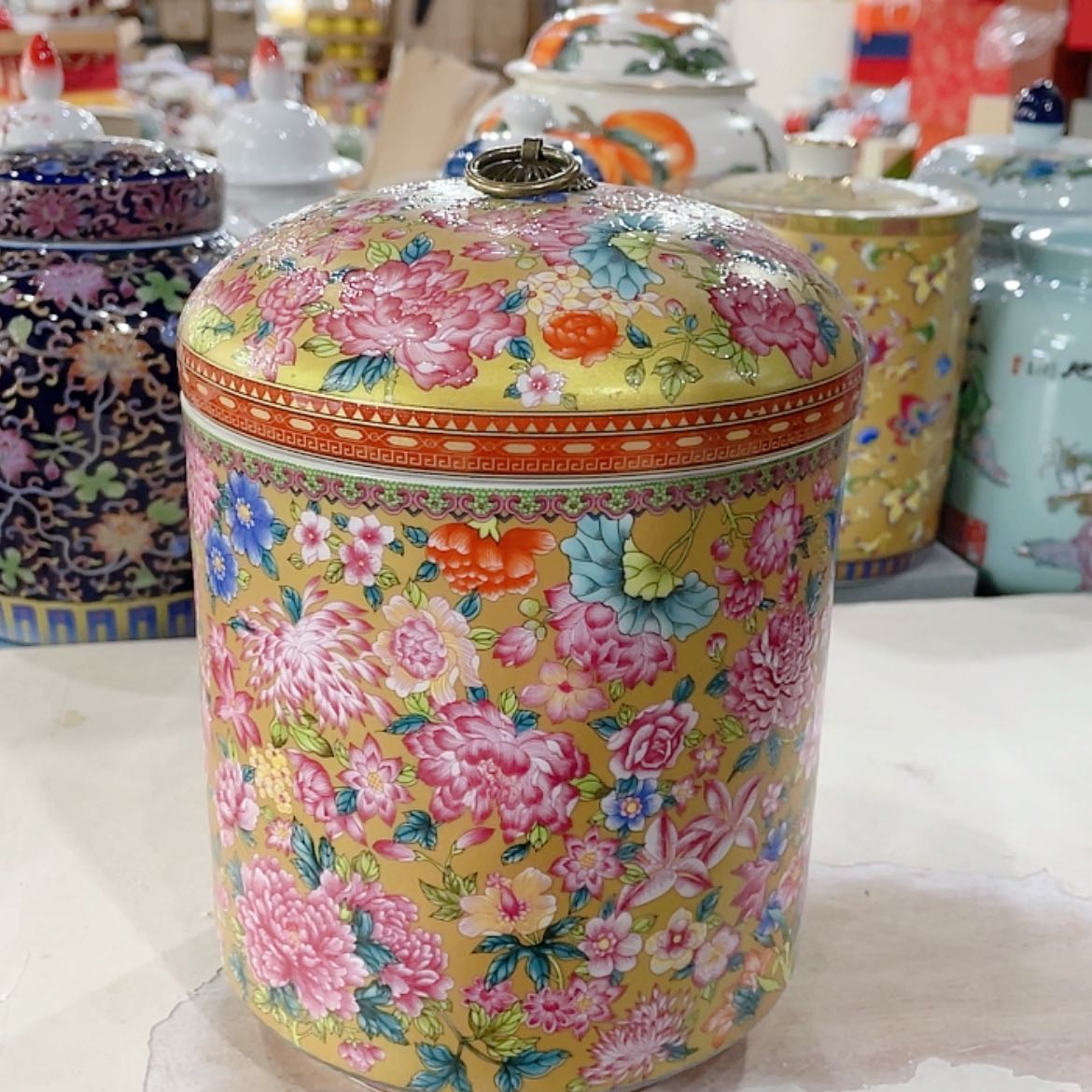 【闪购商品】罐陶瓷茶叶罐密封罐