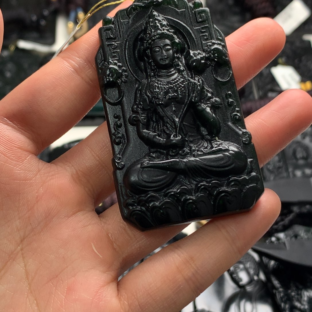 天然a货钢琴黑挂件