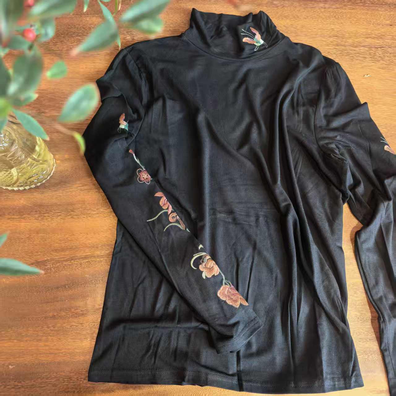 【即遇——蝶飞】新中式国风百搭打底衫