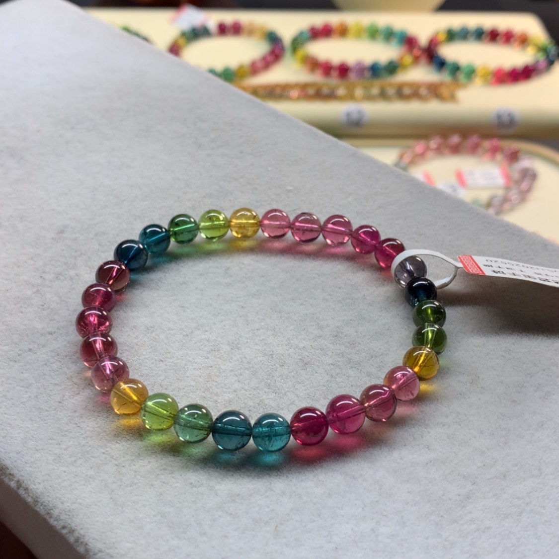 【闪购商品】未镶嵌手链碧玺艳丽单圈6.3