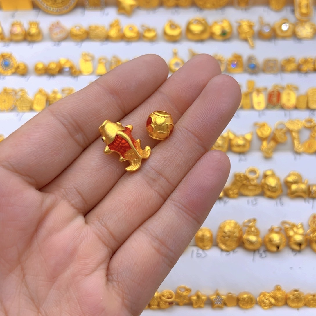 大孔鱼加大孔珠子