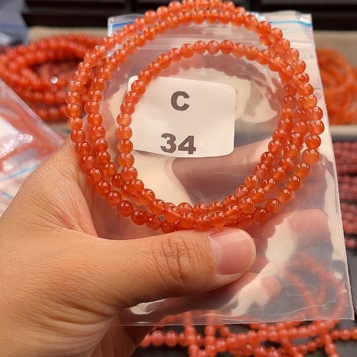 南红玛瑙未镶嵌多样性发货默认微瑕称重5mm