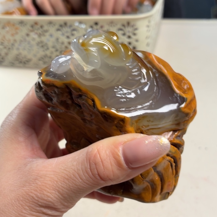 玛瑙/玉髓未镶嵌吊坠(不含链)