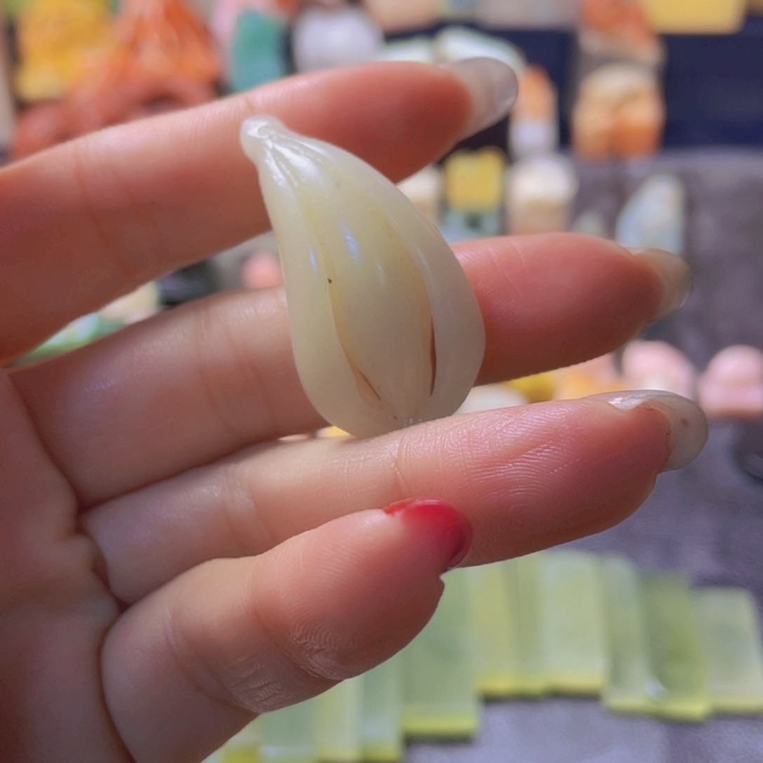 昌化石印石玉兰花