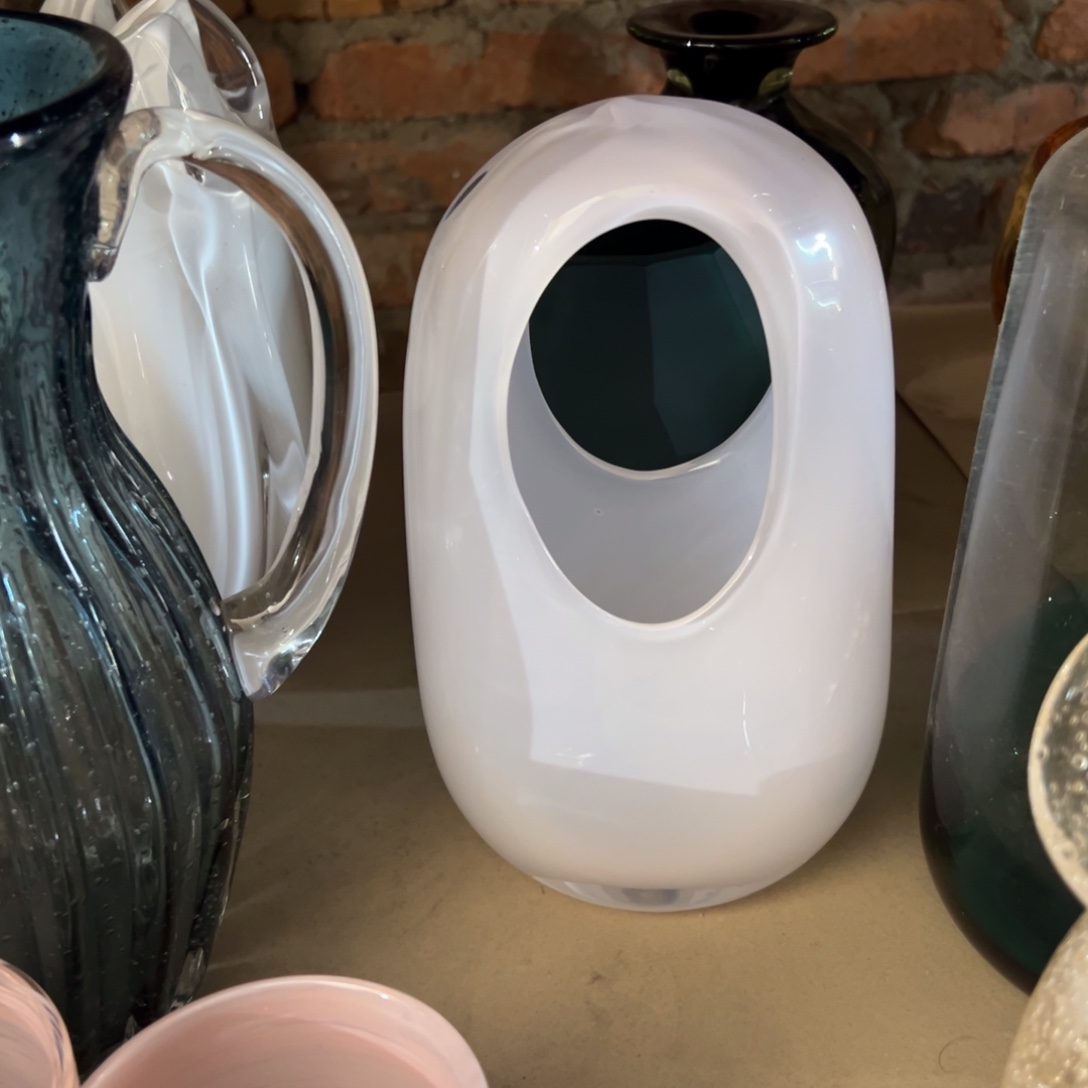 弘扬琉璃花器微瑕高度22