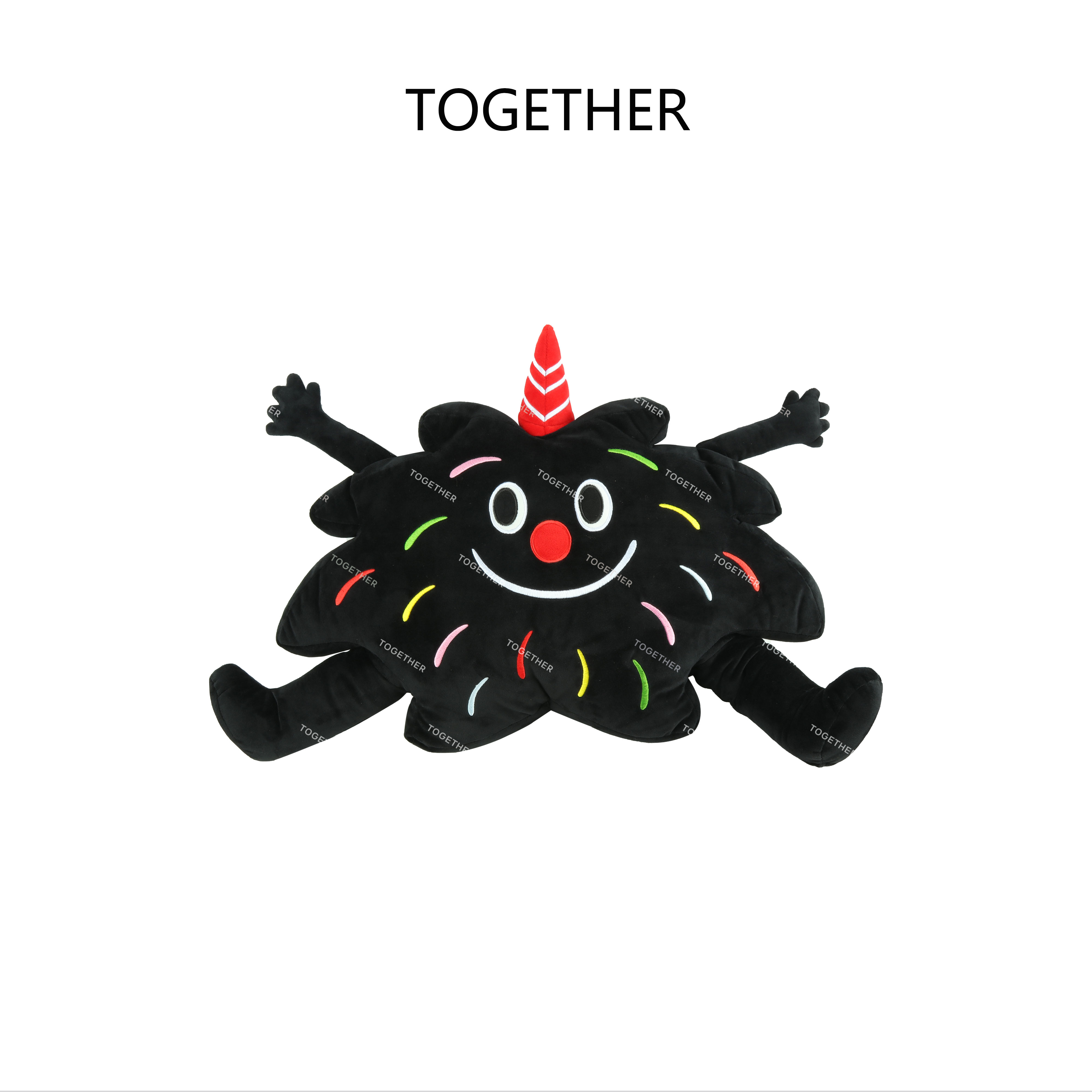 【TOGETHER】可爱烟花怪兽抱枕背靠枕公仔GD175