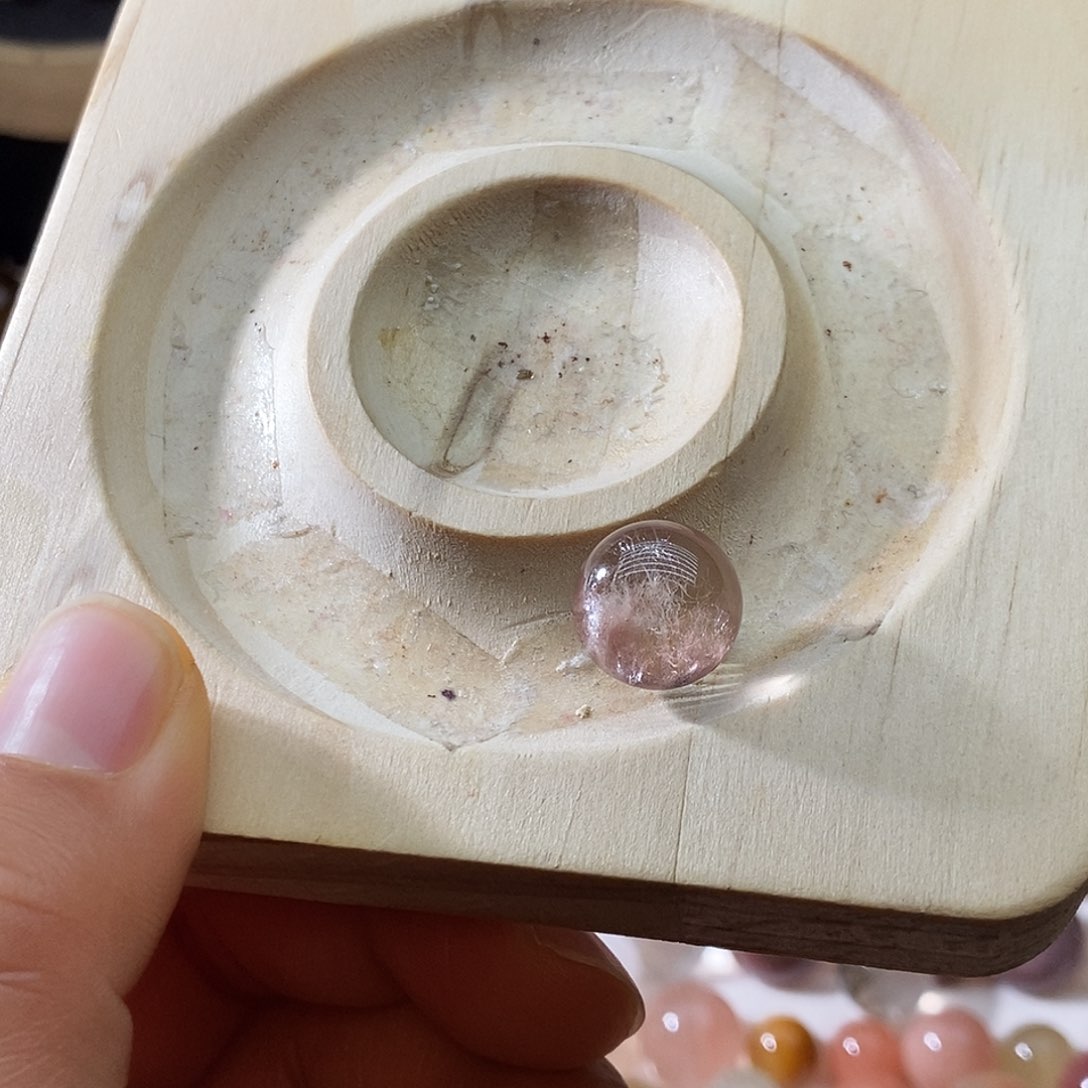 水晶珠宝半成品未镶嵌慢*